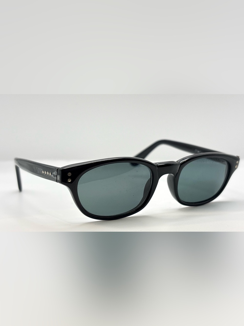 DKNY Black Oval Sunglasses Frames Only
